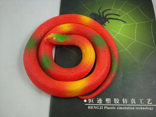 Simulation Snake Rubber Snake 1 Mitte Snake Stall Supply Night Market Wholesale Internet Celebrity Live Broadcast Hot Source Factory