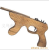 Supplies wholesale, wooden toy gun, submachine gun, wood crafts