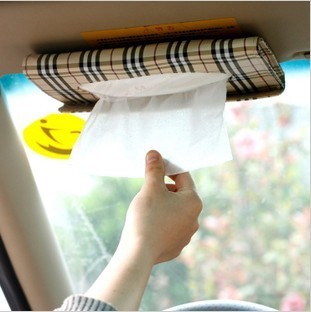 Car use sun shading board paper towel box car inner hanging type paper towel extraction