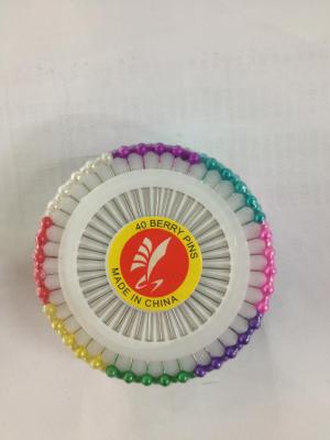 Colored pearl pin
