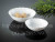 Manufacturer direct sales of heat-resistant toughened glass tableware white jade porcelain porcelain glass tableware