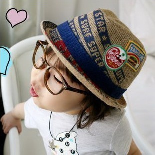 Manufacturers selling hats fun Jazz Hat boy linen material adds little hats wholesale