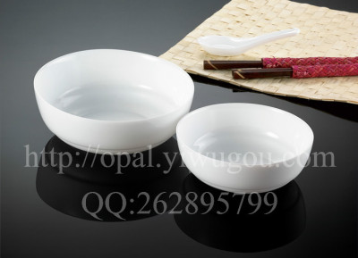 Heat-resistant toughened glass tableware, white jade porcelain, crystal glass, tableware