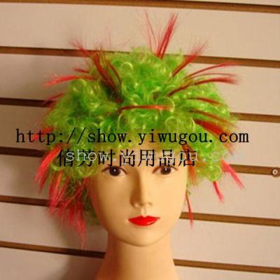 Party wigs,Fans wig,Bar wig,Double color double wig