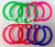 Factory direct color bracelet, pierced openwork bracelet, TPR silicone bracelets