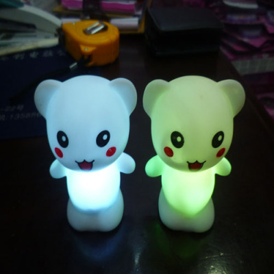 Colorful Happy Bear Small Night Lamp Colorful Bear Small Night Lamp Colorful Light Wholesale (Happy Bear)