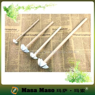 Manufacturers wholesale and direct sales of environmental protection, pure wood export quality mixing rod honey stick no paint, no idea no glue