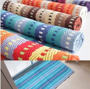 Whole cotton ikea floor mat environmental protection small door mat carpet 45* more than 70