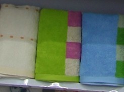 Bright color towel
