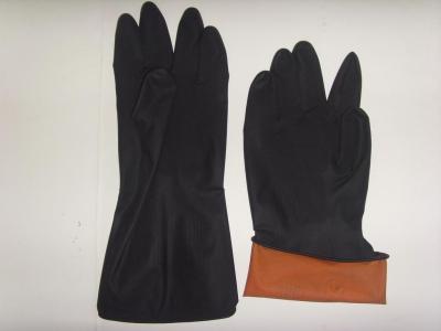 Black Industrial Latex Gloves