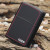 Genuine Zippo lighter Zippo lighter genuine 2012 slim black Matt lacquer red box logo 218ZB