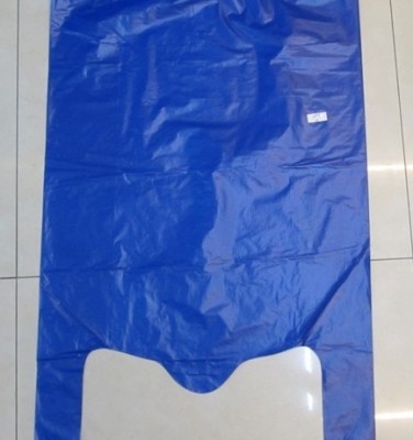 Blue Plastic Bag Wholesale Garbage Bag Vest Bag Waistcoat Bag