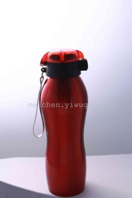 Hot new stainless steel sports kettle quality stainless steel, color bright, quality assurance H004