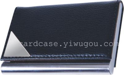 Imitation Leather Metal Cardcase OZX-9401
