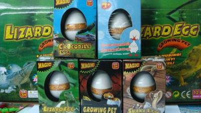 Children's educational expansion hardcover white dinosaur egg toys