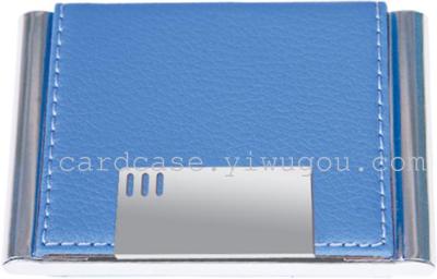 Imitation Leather Metal Cardcase OZX-9305