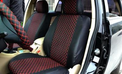 Red seat microfibre leather seat cover car seat covers universal car seat covers leather seat covers factory direct can be customized