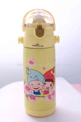 High quality vacuum stainless steel thermos GMBH cup cartoon series students pot KH9001