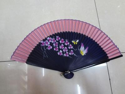 Painted fan of Japanese fan fan fan fan of exquisite silk fan.