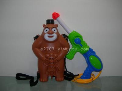 Factory direct bear backpack Cartoon Bear toy gun set 002-9