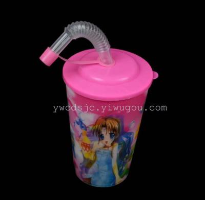Suction cup, change cup, 3 d cup, cold ultimately responds cup, plastic cup, advertising cup 716 # - f