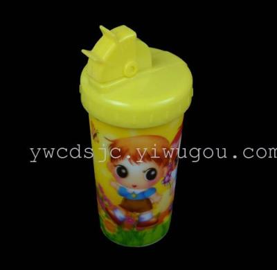 Changing advertisment mug Cup 3D cold drink cups plastic cups 022