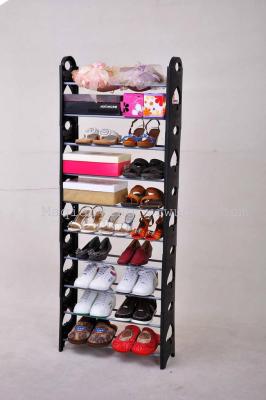Special postage 4-10 tier shoe rack stainless steel dust cover creative minimalist shoe shoe shelves