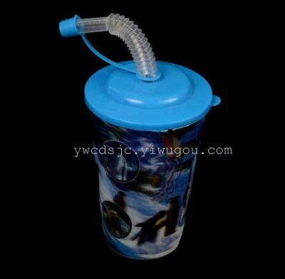 Suction cup, change cup, 3 d cup, cold ultimately responds cup, plastic cup, advertising cup 716 # - k