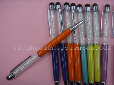 Latest mobile phone Crystal factory direansparent handwriting strokes on screen stylus pen