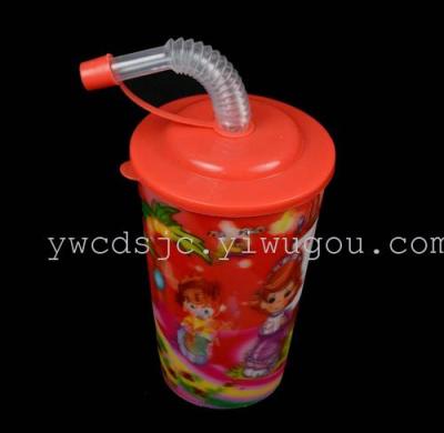 Manufacturers direct 3D suction cup plastic cup 450ML