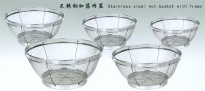 Stainless steel reinforcement wire fruit basket vegetable basket vegetable basket