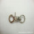 Factory Wholesale 162# Zinc Alloy Key Ring chong wu kou Snap Hook Luggage Buckle Metal Keychains