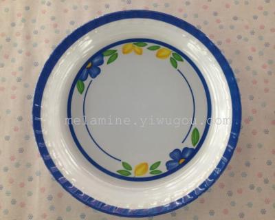 Melamine Tableware Melamine Plate Imitation Porcelain Tableware Melamine Fruit Plate Disc