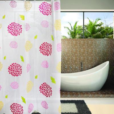 The hot-selling hs-108 household shower curtain 180*180cm waterproof environmental protection random hair.