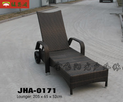 Outdoor Lounge Chair bed sand bed swimming pool garden villas outdoor bed rattan chair
