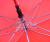 Red embroidery wedding bridal umbrella, straight umbrella H-805