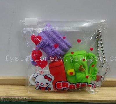 PVC bags handbags erasers can make to order factory direct Korea stationery