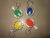 Transparent/white bottle key chain light/colorful light keys keys/factory outlets