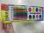 Color Pastel-colored paint with brush blister card package 8*8