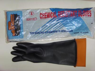 Labor protection gloves, black industrial gloves