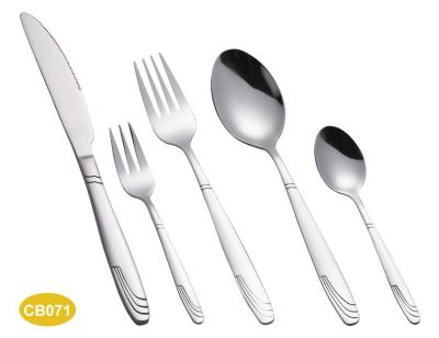 Stainless steel cutlery for western food