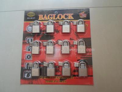 Suction padlock stainless steel padlock lock Suction padlock color padlock big round corner lock pujiang factory