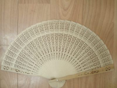 Special - sale process fan wood fan - wood fan gift - fragrant wood fan with gift box