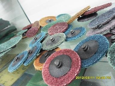 Nylon abrasive disc disc nylon abrasive pads non-woven fiber sand sand sand discs roloc discs