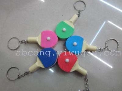 Key light key chain Keychain/white/table tennis racket/factory outlets