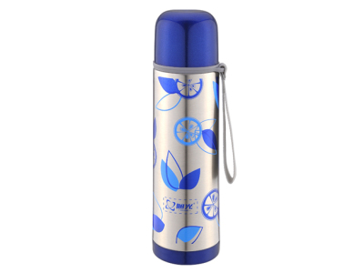 Stainless Steel Bullet Thermos Mug Grass Green Camouflage Color Blue Red
