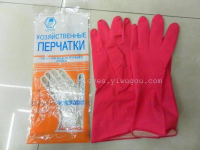 Labor protection gloves, household latex gloves, Russian packaging gloves