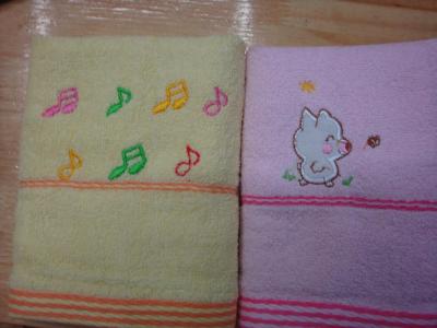 Factory Direct Sales Promotion Printing Multicolor Towel Cute Cartoon Square Towel