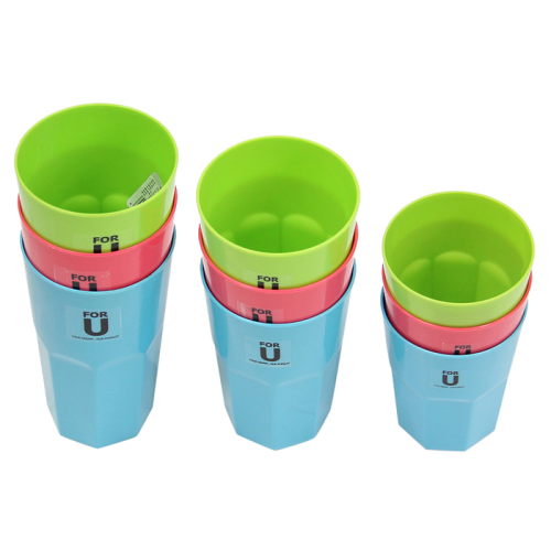 Octagonal Juice Cup Large， Medium and Small