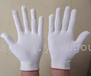 Direct sale! 0.45 yuan a pair of knitted nylon machine, gloves, gloves, gloves, gloves, gloves, gloves, gloves.